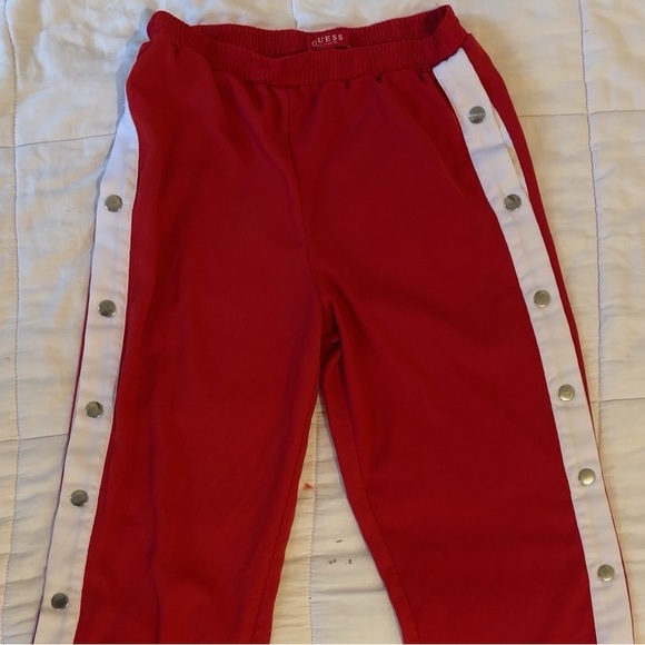 Adidas-Style Button Down Baggy Pants - Picture 3 of 5